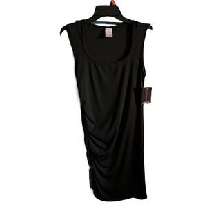 No Boundaries Little Black Dress, Ruched Side Dress Womens Size M